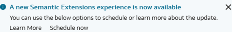 Banner displaying option to migrate from Branch to Sandbox framework