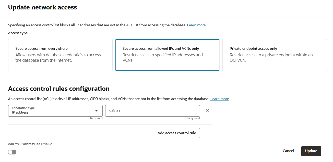 Description of adb_network_access_acl_provision.png follows