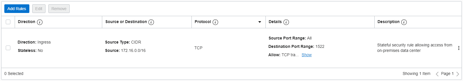 Description of adb_private_vcn_nsg_stateful2.png follows Description of adb_private_vcn_nsg_stateful2.png follows