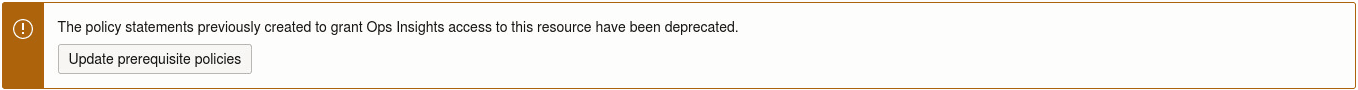 Policy advisor warning Policy advisor warning